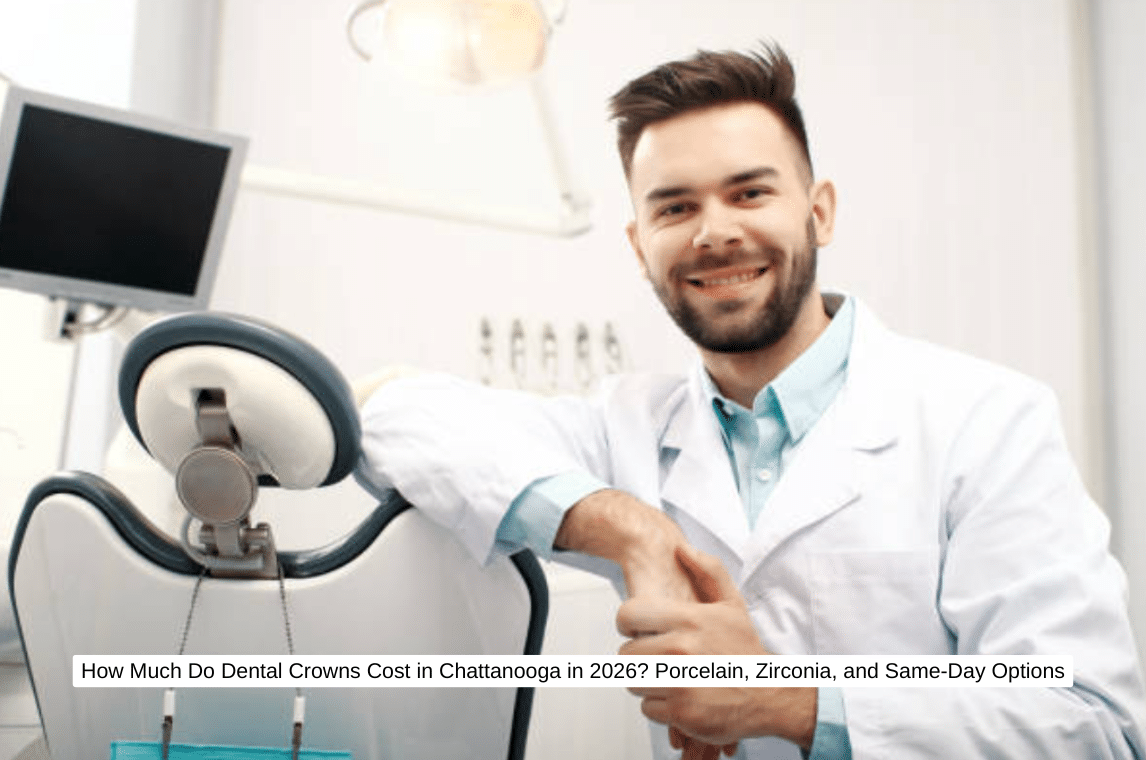 How Much Do Dental Crowns Cost in Chattanooga in 2026 Porcelain, Zirconia, and Same-Day Options (1)